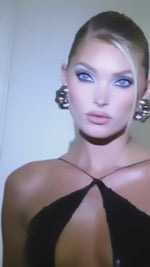 Charger et lire la vidéo dans la visionneuse de la Galerie, PUEASE BLACK SEQUINS LONG DRESS
