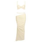 CLARA SEXY TWO PIECE SKIRT SET