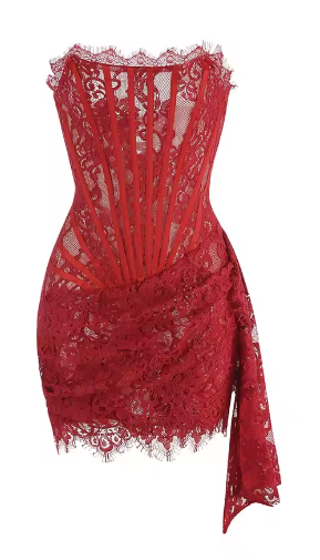KIMI LACE MINI DRESS