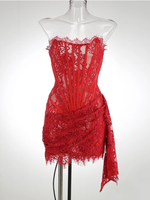Charger l&#39;image dans la galerie, KIMI LACE MINI DRESS
