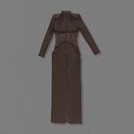 Charger l&#39;image dans la galerie, JAMACY BROWN MESH DRESS
