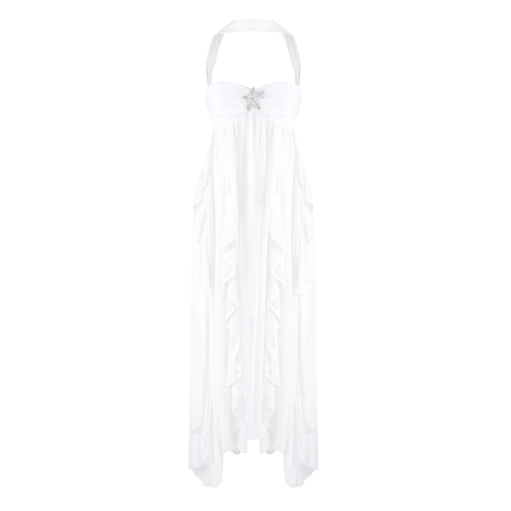 TATYANA HALTER BACKLESS DRESS