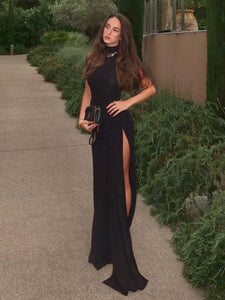ANNORA HIGH SLIT DRESS