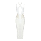 RIGA WHITE MIDI DRESS