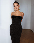 GILL BLACK LONG DRESS