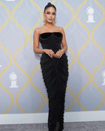 Charger l&#39;image dans la galerie, GILL BLACK LONG DRESS
