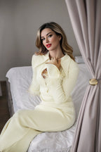 GRACE BEIGE LONG DRESS