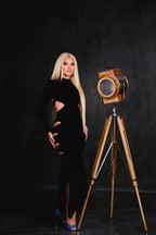 RONIA BLACK LONG DRESS