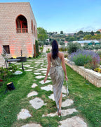 TITI SILVER LONG DRESS